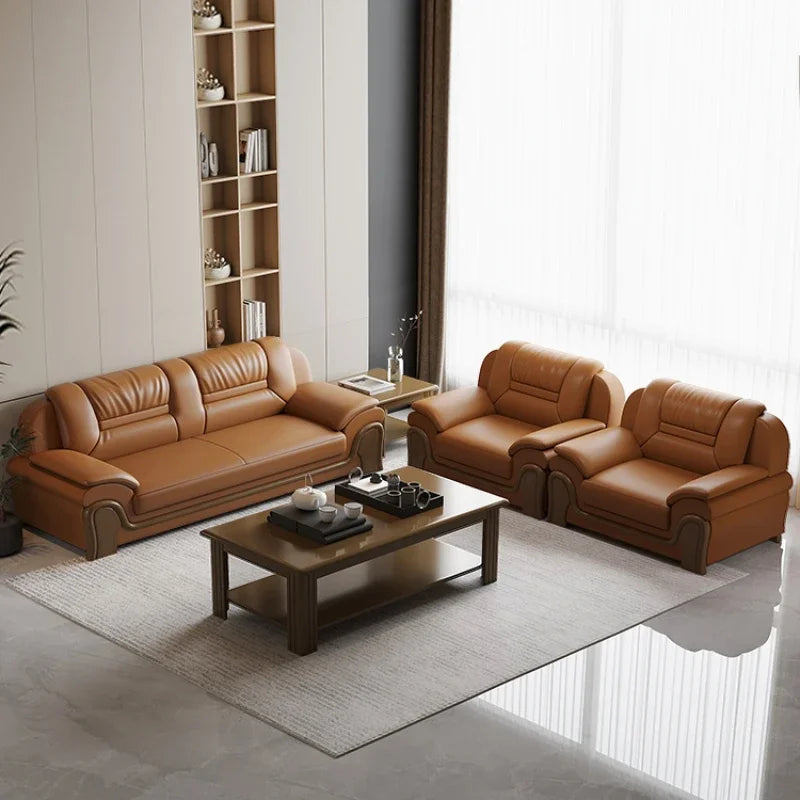 Foam Comfortable Sofa Set Wood Brown Reading Recliner Nordic Sofa Set Lazy Love Seat Muebles Para Salas Modernos Home Furniture