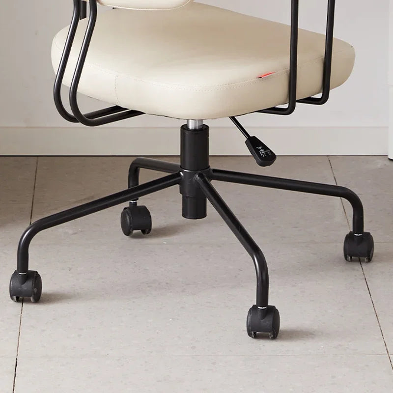Nordic Home Office Computer Chair Minimalist Study Desk and Chair Makeup Swivel Chair Sedentary Backrest Office Furniture 의자