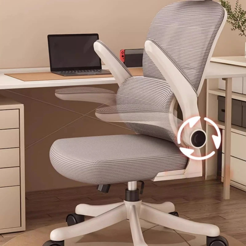 Office Gaming Chair with Stylish Design, Advanced Backrest, Footrest, and Swivel Comfort.