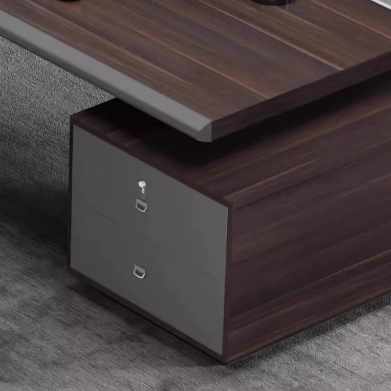 Multifunction L-Shaped Office Desk
