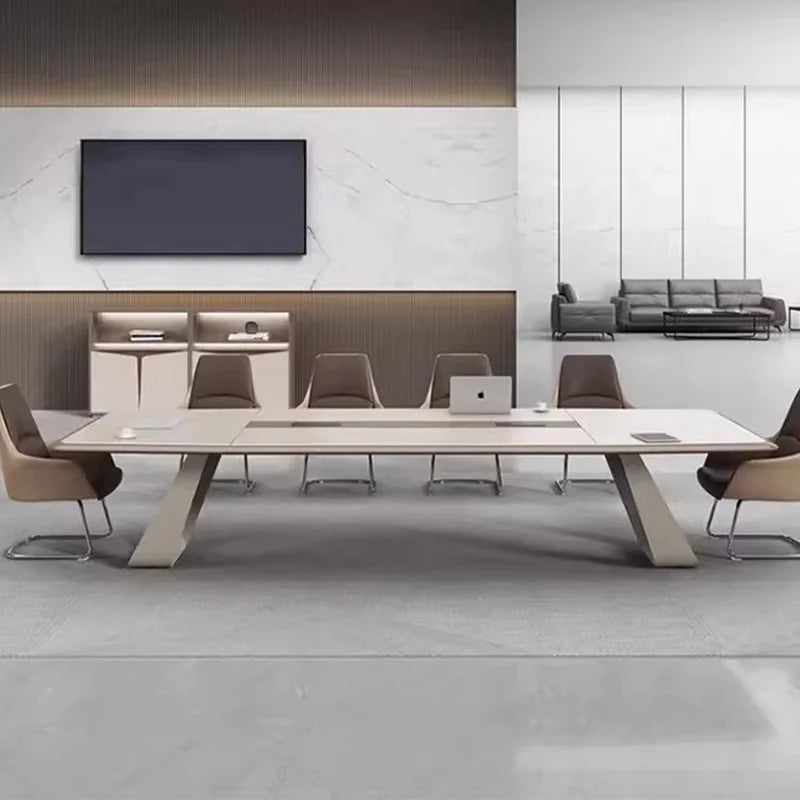 Luxury meeting table with accessories