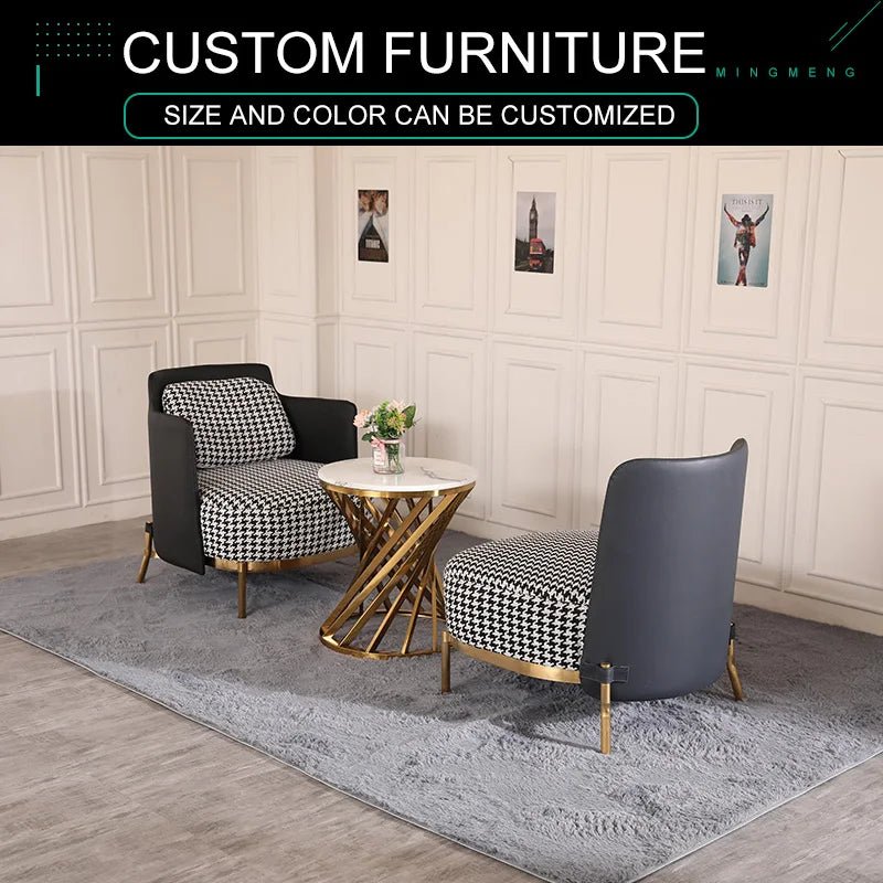Cafe Furniture Customized Hotel Sofa Customized Cafe Western Booth Sofa Nordic