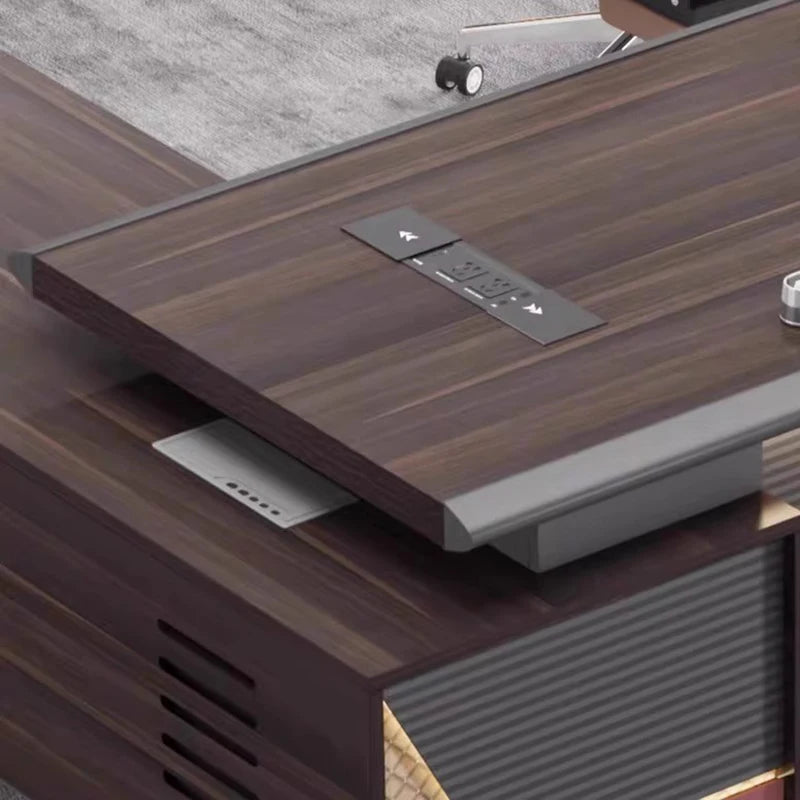 Multifunction L-Shaped Office Desk