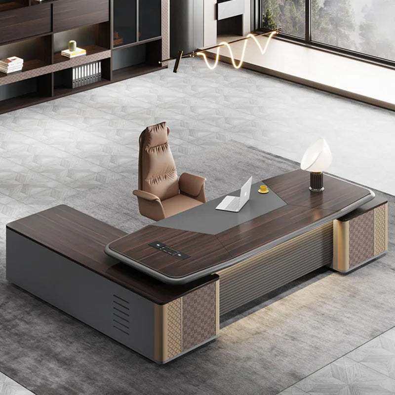 Luxury Executive L-shaped Office desk