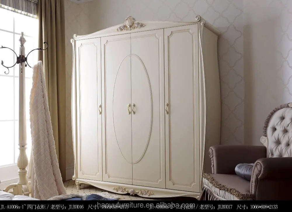 Antique Luxury High Quality Solid Wood Wardrobe