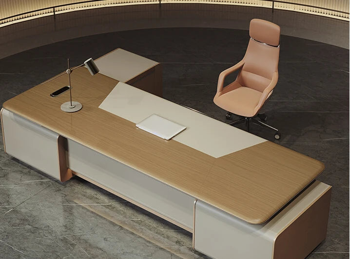 Boss Office Table – Luxury Chairman & Manager&
