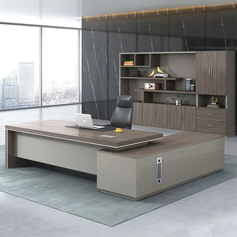 Multifunctional L-shaped Office Desk