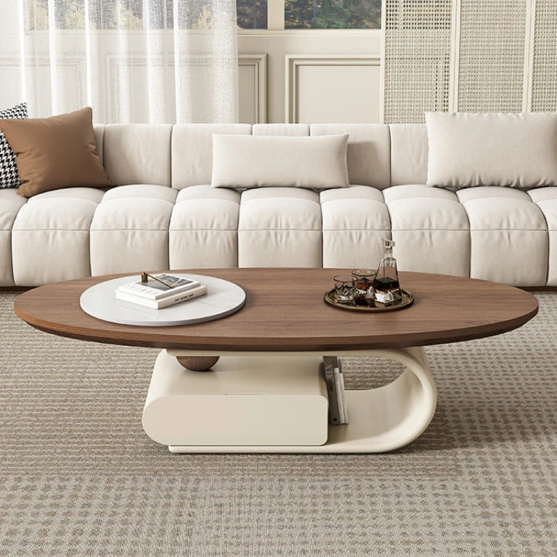 Clear Hardcover Coffee Table – Cute Modern Design with Storage