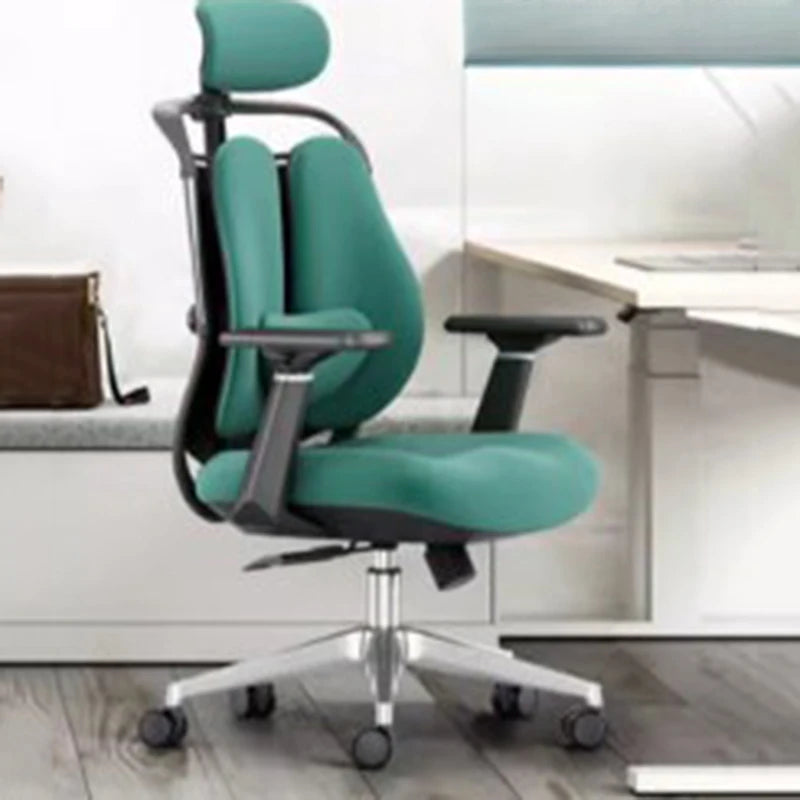 Ergonomic Swivel Office Chair with Neck Pillow