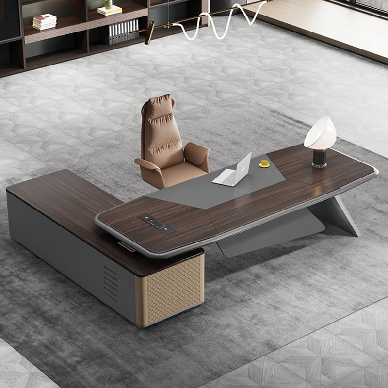 Reading Room Desk Office Accessories Home Corner Dressing Table Computer Multifunctional Professional Furniture L Shaped Gaming