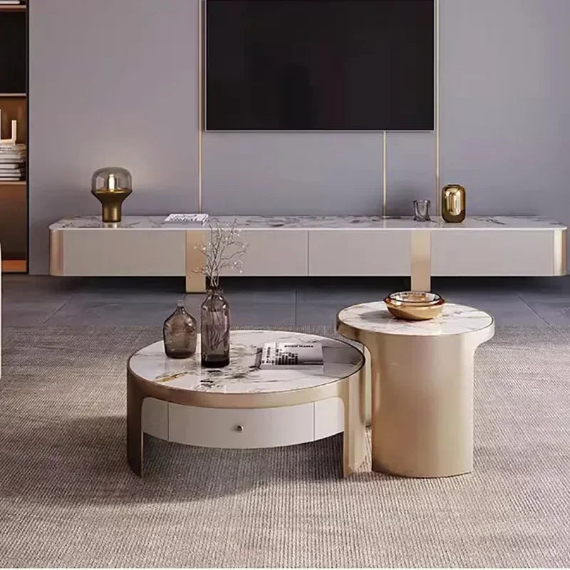 Modern TV Cabinet – Luxury Mount and Dressing Console for Living Room