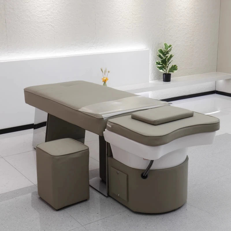 Cosmetologist Chair Hairdressing Shampoo Basin Professional Spa Bed Living Room Chairs Beauty Salon Customer Nursing Shower