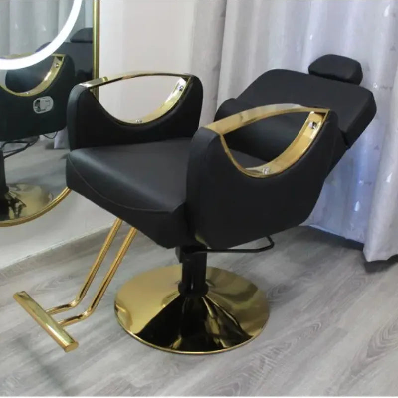 Cosmetic Chair Salon Barber Man Hairdressing Shop Hydraulic Pink Professional Makeup Beauty Washing Armchairs Cadeira Chairs Spa