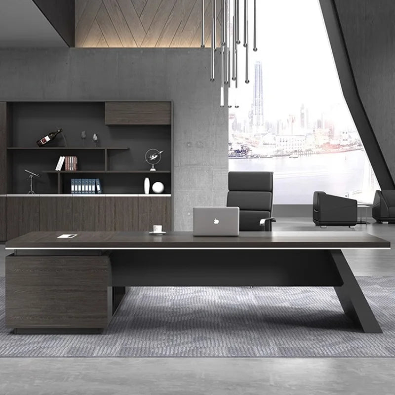 Professional L-Shaped Executive Desk