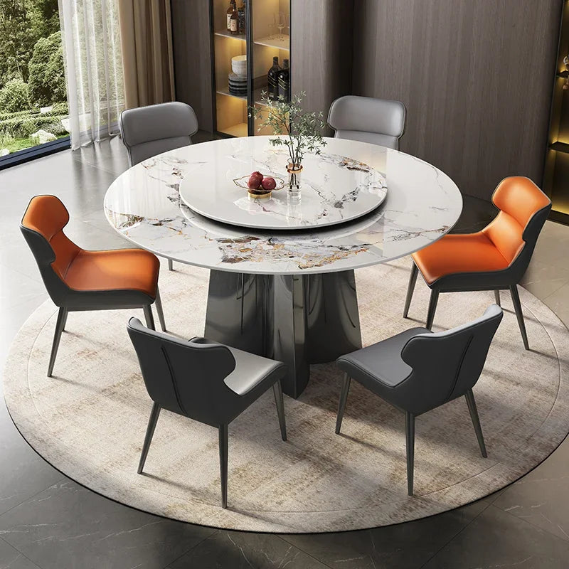 Modern Round Conference & Dining Table Set