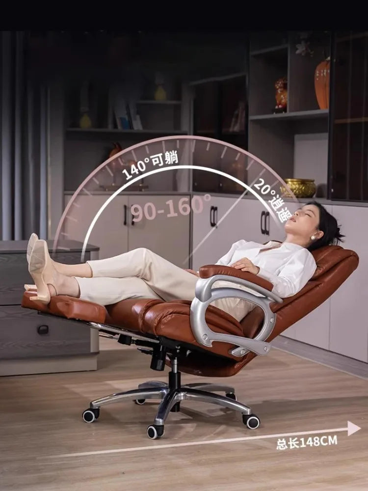 Luxurious Leather Executive Gaming rotating  Chair  with Massage