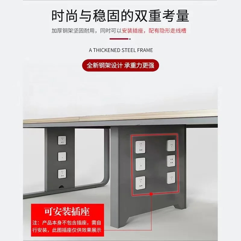 Simple and Modern Conference Tables: Available in Long Sizes for Large and Small Spaces