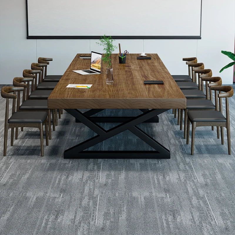 Modern Wooden Conference Table