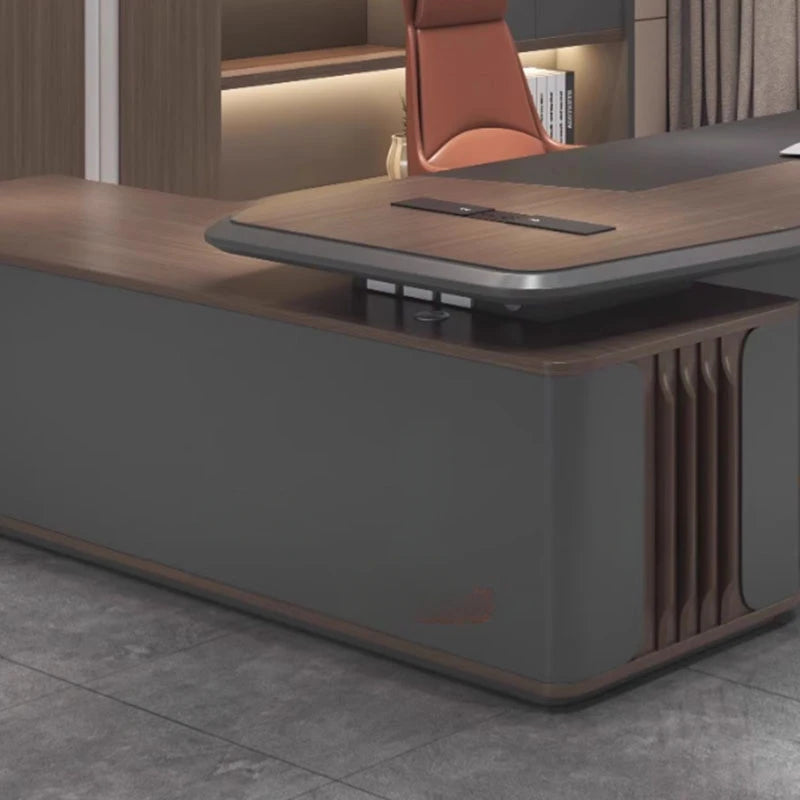 Luxury L-Shaped Office Desk