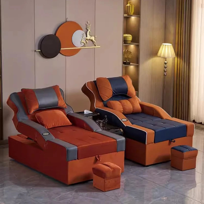 Aesthetic Chaise Manicure Chair – Luxury Spa Pedicure, Nail Salon Chair, Professional Hairstyling, Economic Beauty Furniture