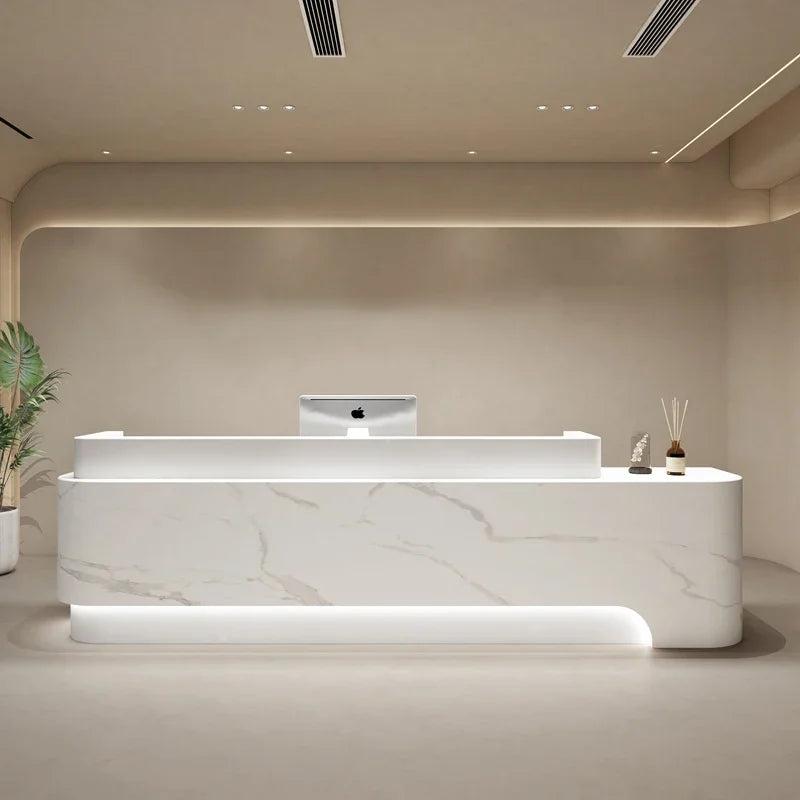 Modern Front Desk and Reception Counters for Offices, Hotels, Beauty Salons, and Spas