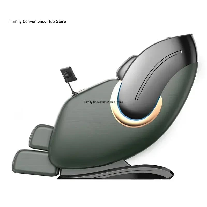 4D Electric Chiropractic Full Body Massage Chair with Shiatsu, Zero Gravity, Smart Facial, and Head Massager