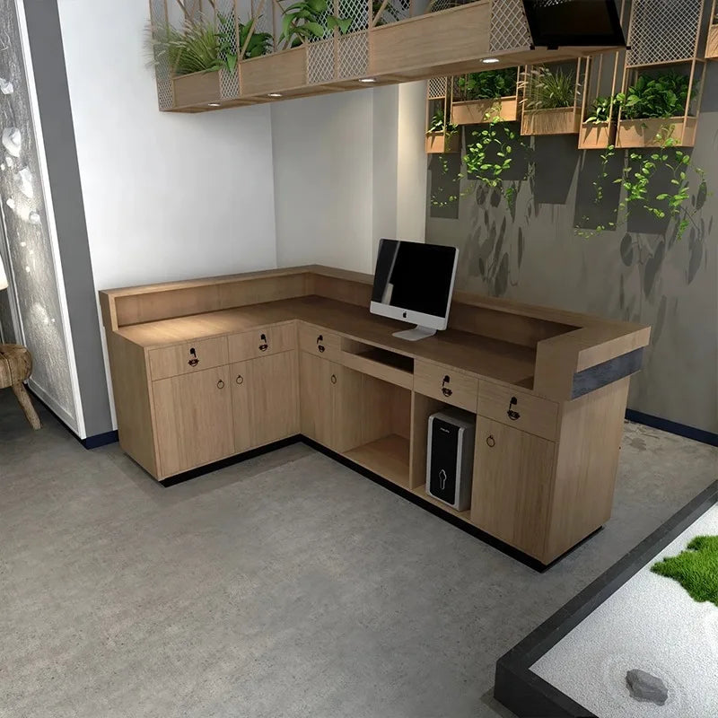 Acrylic Lectern and Counter Reception Table—Armable Desk for Churches and Bars