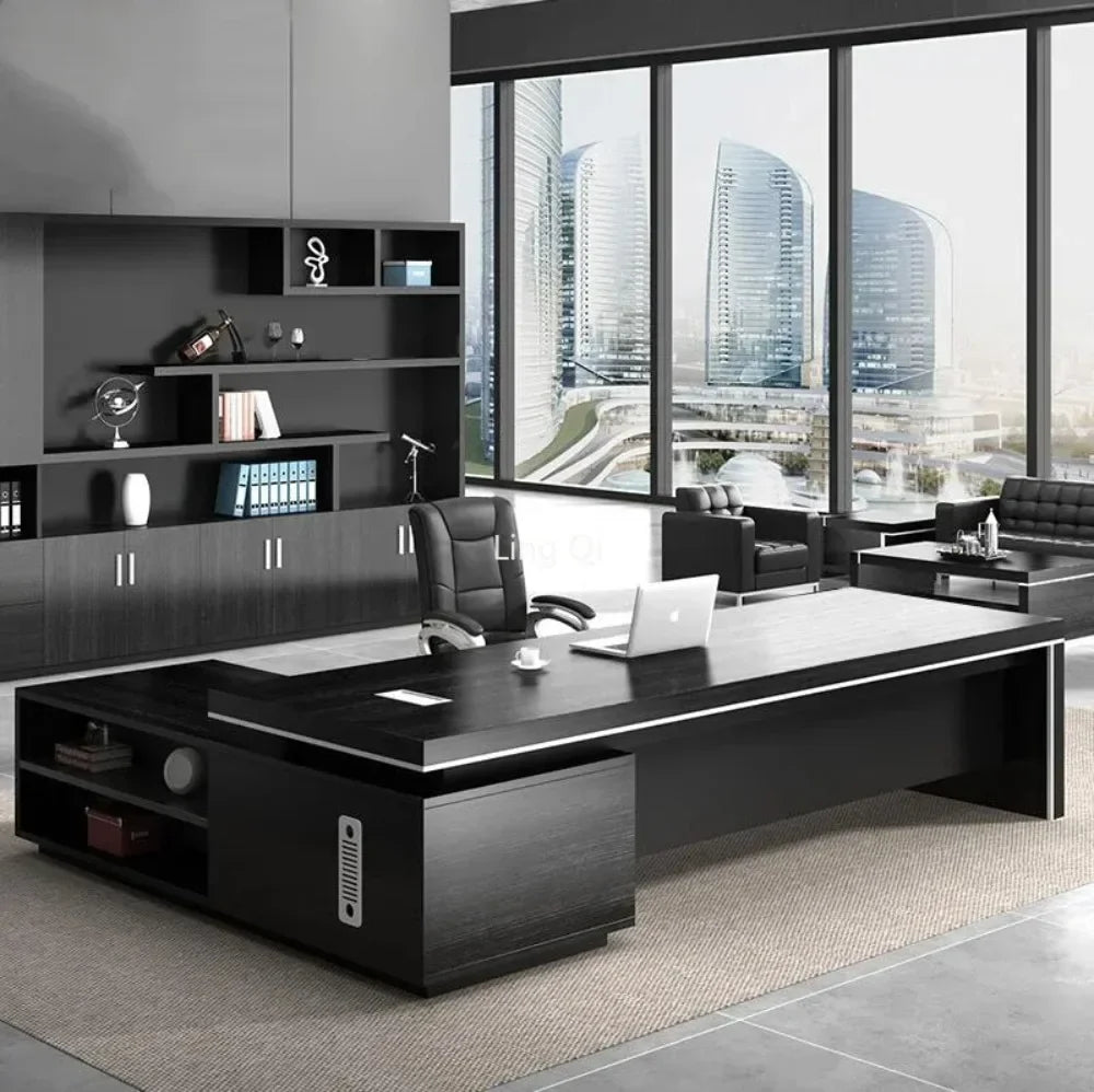 Executive L-Shaped Office Desk
