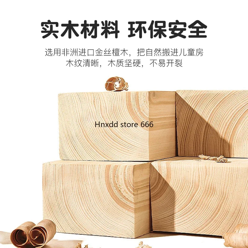 Solid Wood Wardrobe – Natural Oil Finish, Formaldehyde-Free