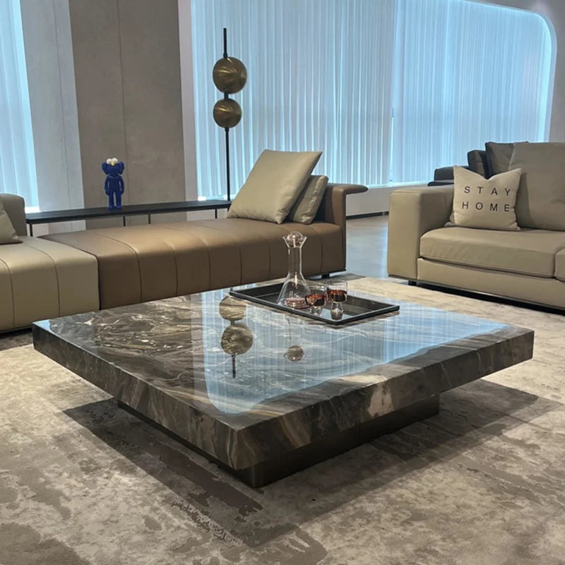 Luxury Italian Modern Square Coffee Table
