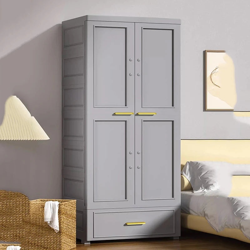 Cube Compartments Wardrobe Door Household Girl Wooden Wardrobe Partition White Vestidores De Armario Abiertos Ropero Furniture