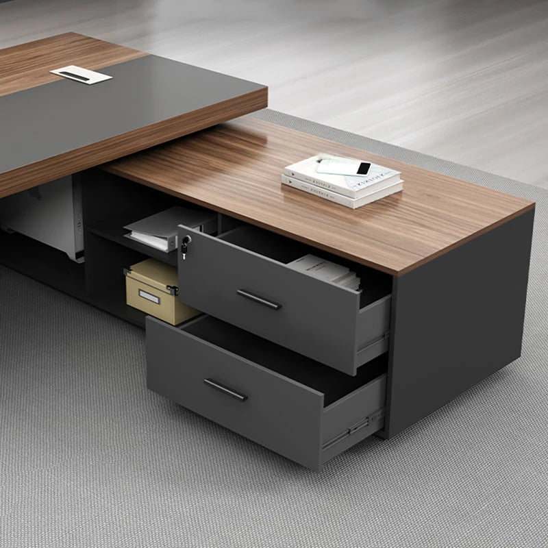 Luxury L-Shaped Corner Office Desk