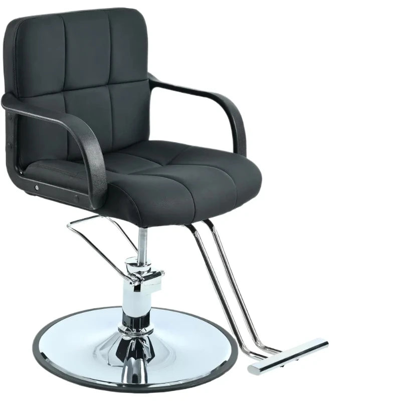 Barber Chair – Heavy Duty Hydraulic Pump, Adjustable Salon Chair for Hair Stylists, Beauty & Spa Equipment
