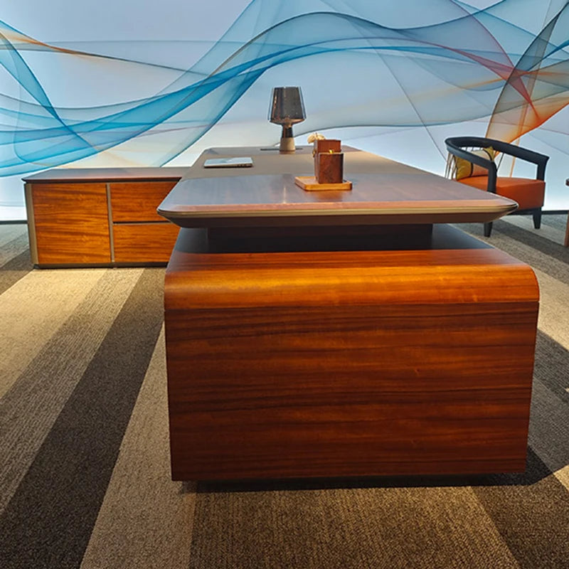 L-shaped coffee workbench office desk