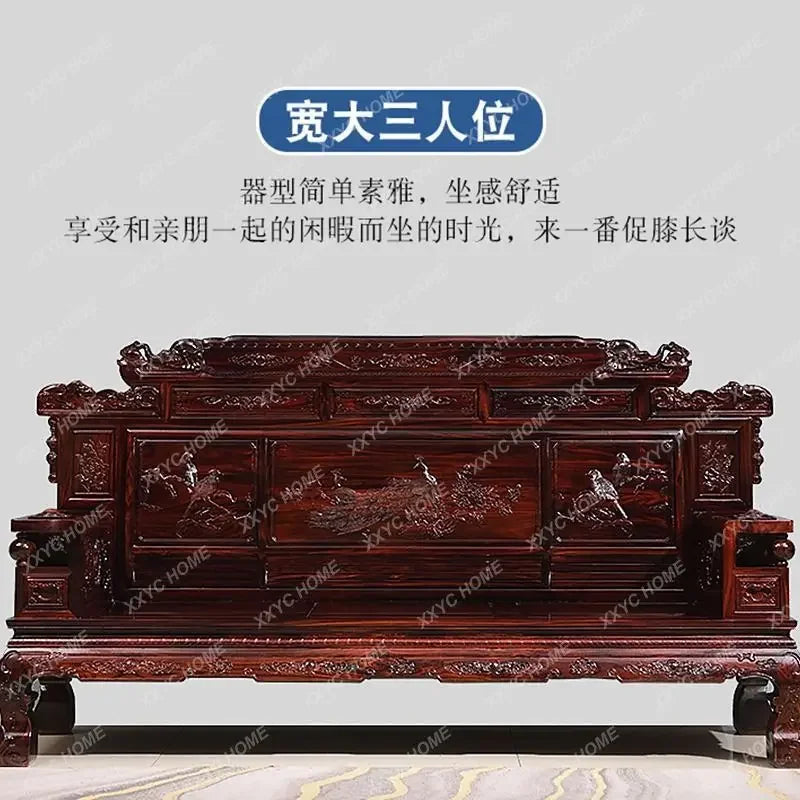 Indonesian Rosewood Sofa Set