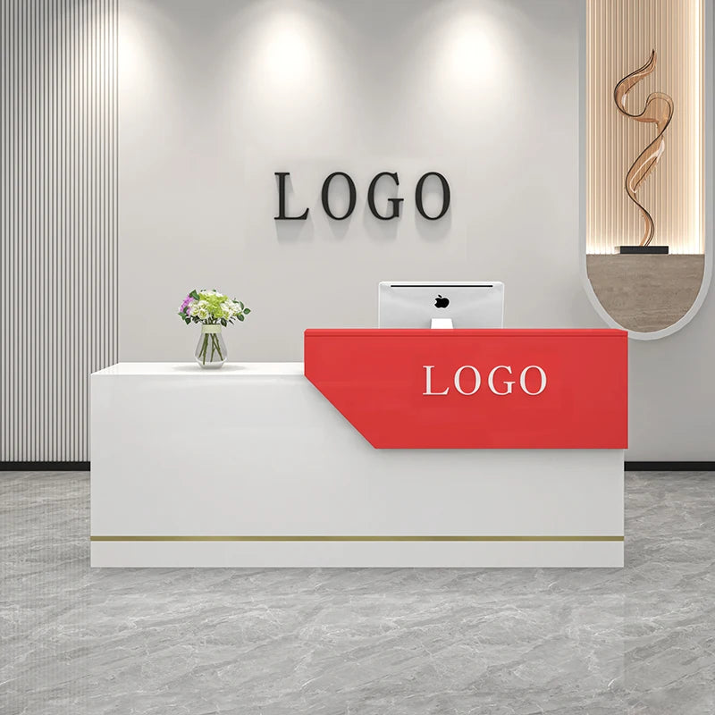 Luxury Reception Counter and Table—Aesthetic Bureau Furniture