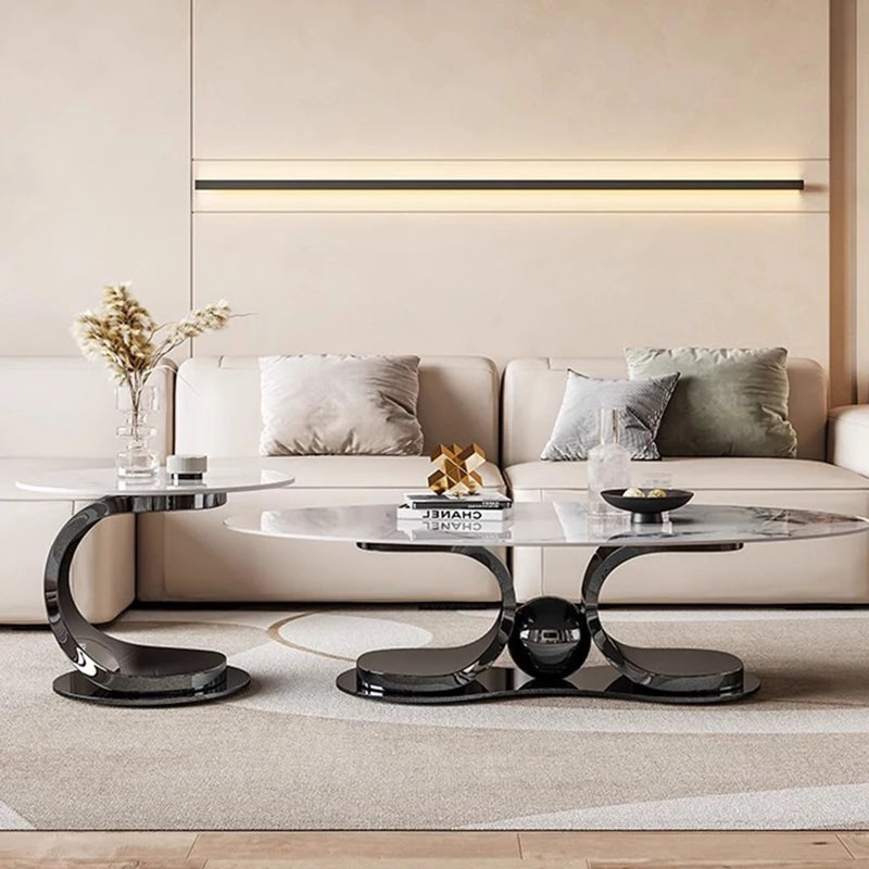 Modern Metal Coffee Table – Luxury Nordic Design