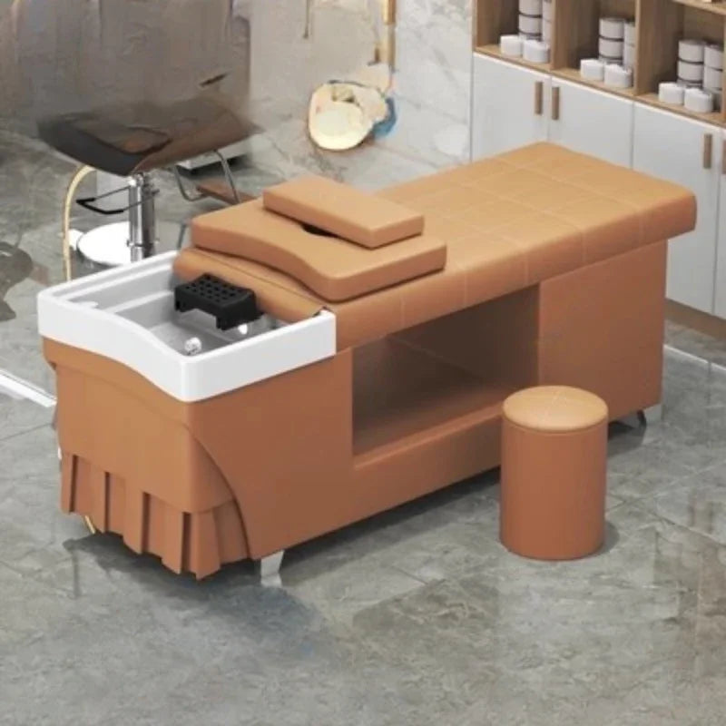 Hair Salon Chair Spa Equipment Mobility Hairdressing Chairs Aesthetics Shampoo Beauty salon chairThai Massage Bed Styling