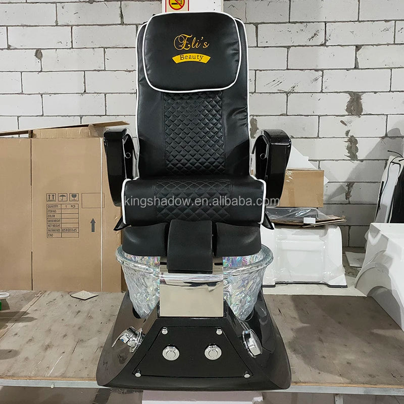 Beauty Salon Furniture – Human Hand Massage Pedicure Chair, Electric Foot Spa Pedicure Chair for Sale