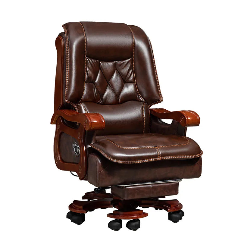 Executive Luxury Ergonomic Computer Rotating Office Chair