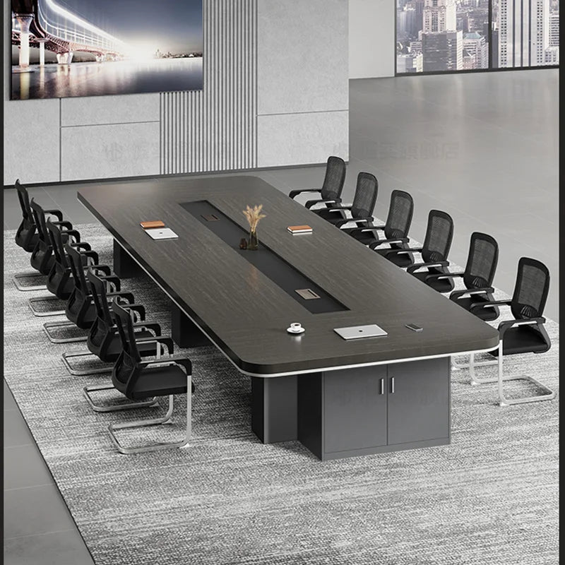 Study Tv Meeting Table Workstation Office Manicure Design Table Computer Desktop Tavolo Riunioni Office Desk Furniture OK50HY