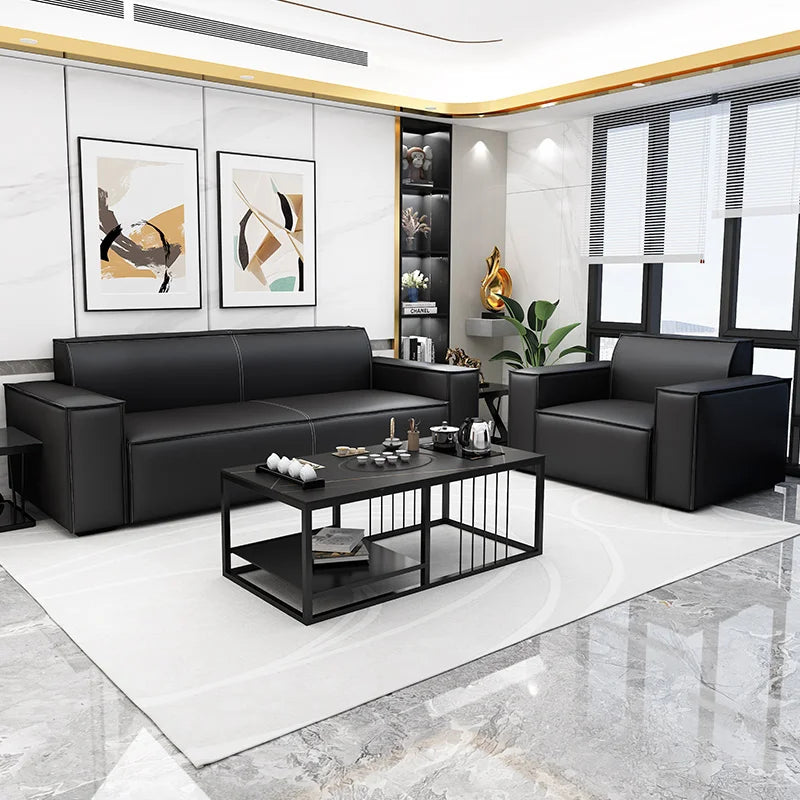 Elegant Office and Aesthetic Corner Sofa Set