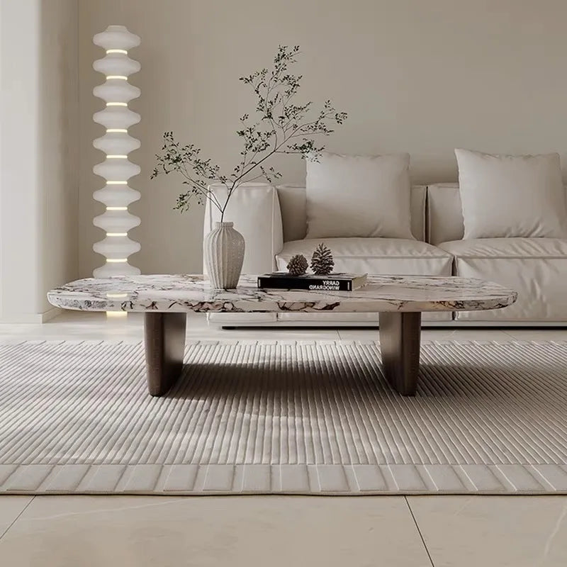 Italian luxury marble coffee table