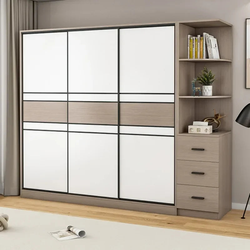 Nordic Clothes Rack Stand Bedroom Storage Cabinets Perfume Organizer Dressers Wardrobes Szafa Na Ubrania Bedroom Wardrobe