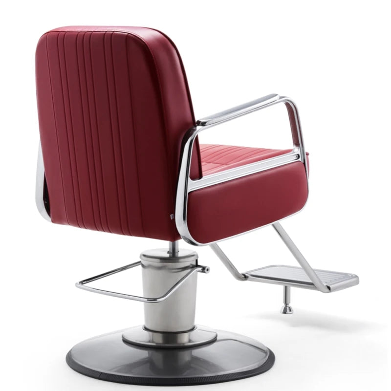 Luxury Rotating Chair for Barber Shop & Beauty Salon – Professional Hairdresser Armchair with Wheels.