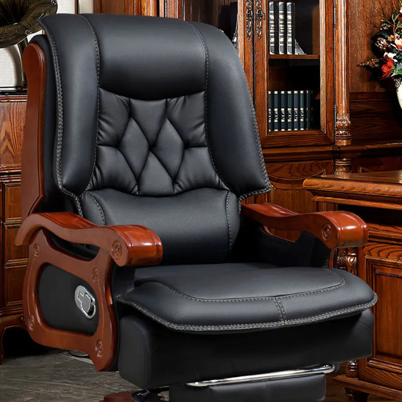 Executive Luxury Ergonomic Computer Rotating Office Chair