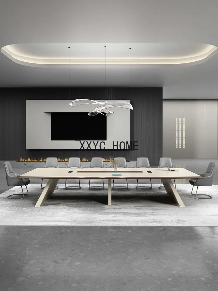 Office Furniture Conference Table Long Simple Modern Conference Room Reception Strip Conference