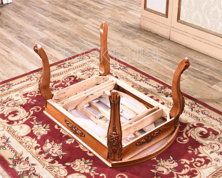 Classic European Style Folding Dining Table Set