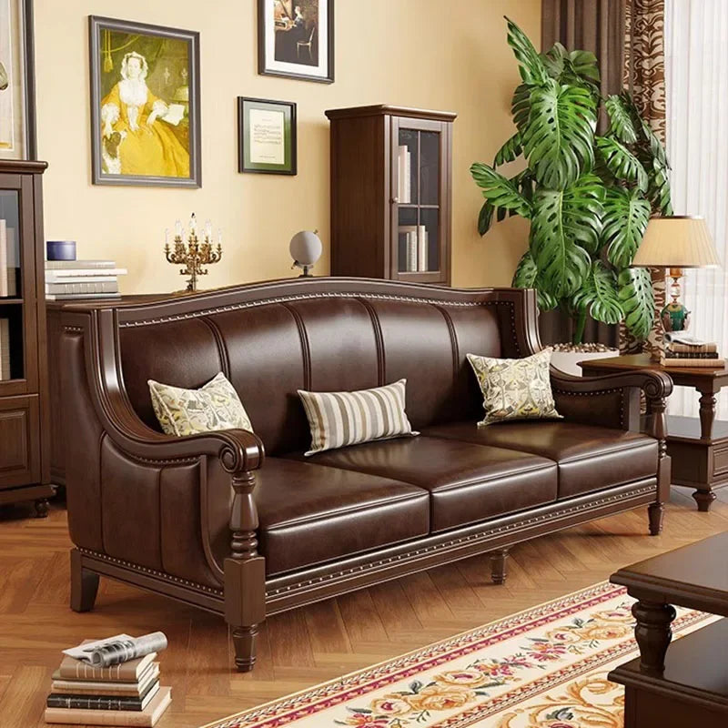 Garden Relaxing Sofas – Lazy Leather Recliner Couch and Love Seat