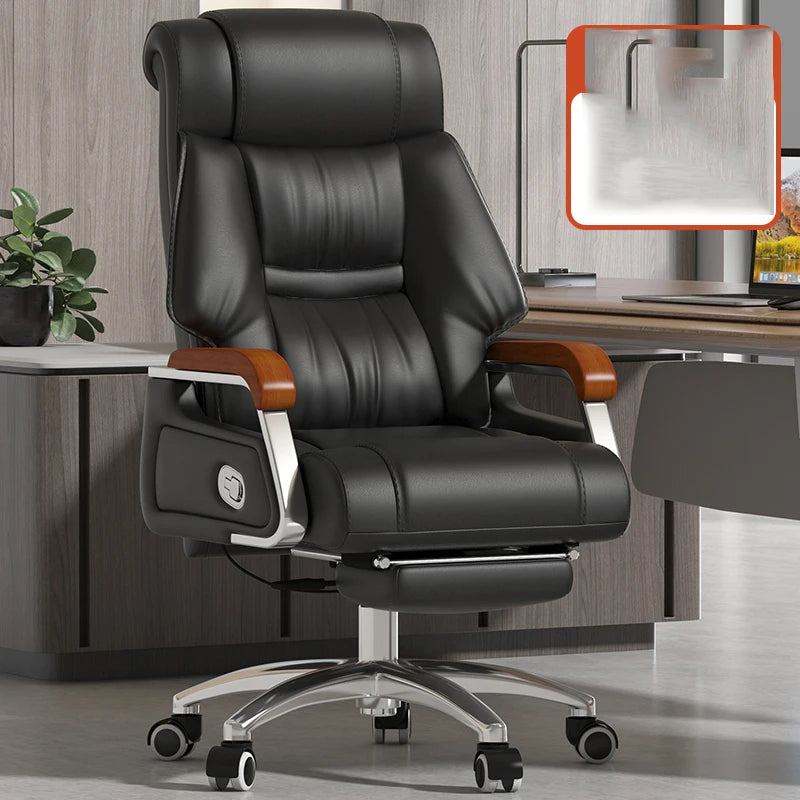 Leather Boss Chair - Comfortable and Durable